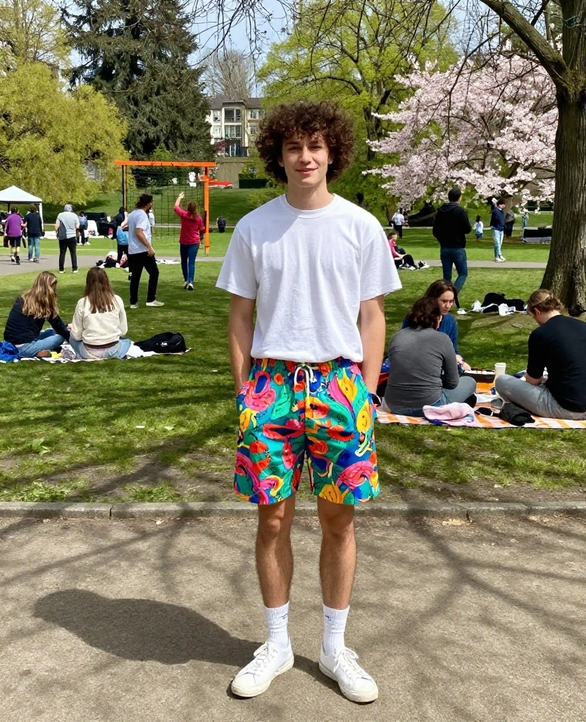 21 Casual Outfit Ideas for Portland in May (Perfect for Exploring the City!) 73 what to wear in Portland in May 21 Casual Outfit Ideas for Portland in May (Perfect for Exploring the City!) - 19. Fun Printed Shorts 1