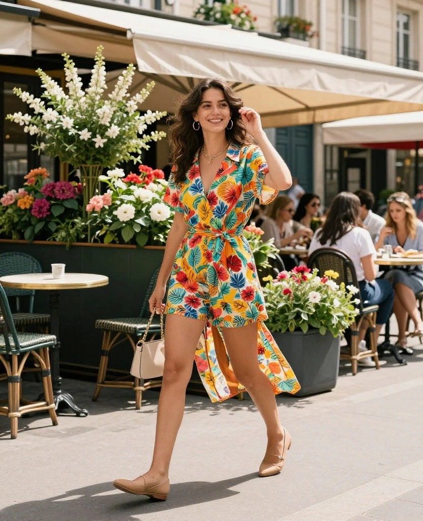 21 Fabulous Outfit Ideas for Your May Paris Getaway (Don't Miss #8!) 92 21 Fabulous Outfit Ideas for Your May Paris Getaway (Don't Miss #8!) - 14. Playful Rompers 1