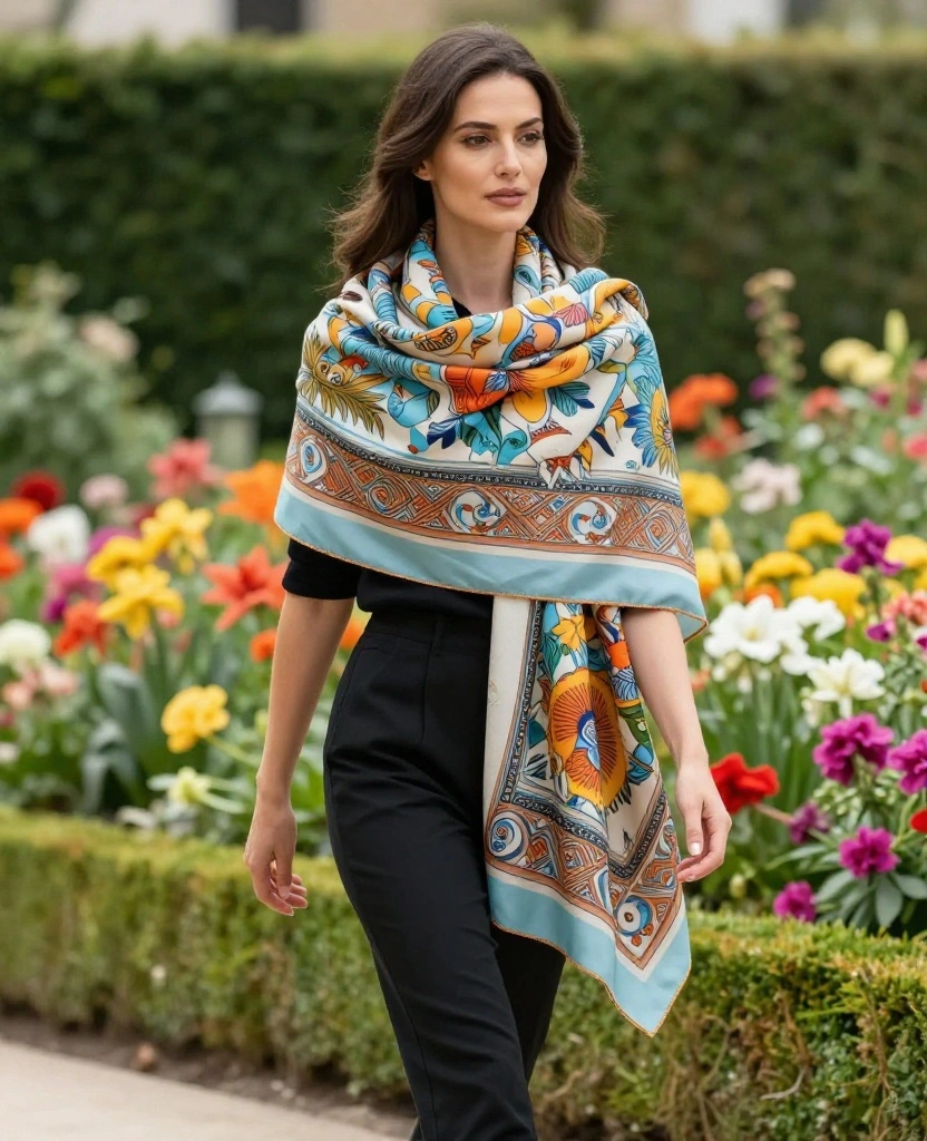 21 Fabulous Outfit Ideas for Your May Paris Getaway (Don't Miss #8!) 106 21 Fabulous Outfit Ideas for Your May Paris Getaway (Don't Miss #8!) - 16. Lightweight Scarf 1