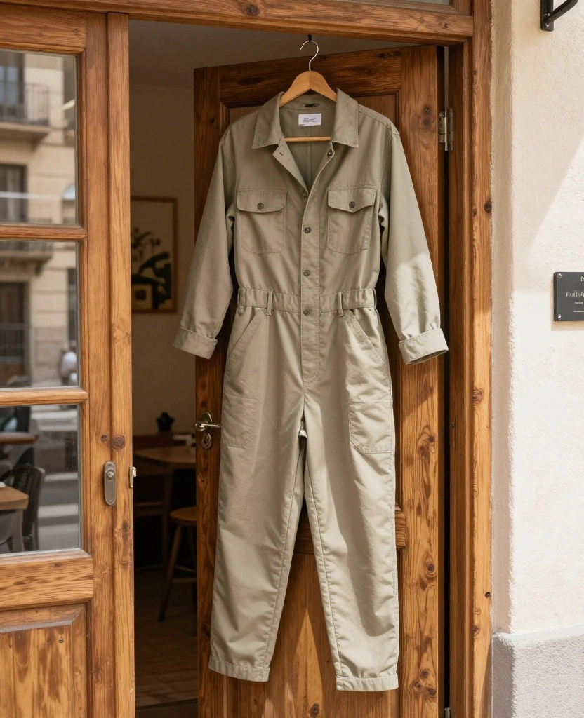 21 Must-Have Wardrobe Essentials for Barcelona in May (Don't Miss #9!) 123 What to wear in Barcelona in May 21 Must-Have Wardrobe Essentials for Barcelona in May (Don't Miss #9!) - 18. Utility Jumpsuit 1