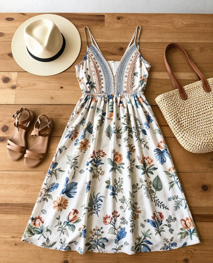 21 Must-Have Wardrobe Essentials for Barcelona in May (Don't Miss #9!) 8 What to wear in Barcelona in May 21 Must-Have Wardrobe Essentials for Barcelona in May (Don't Miss #9!) - 2. Flowy Maxi Dress 1