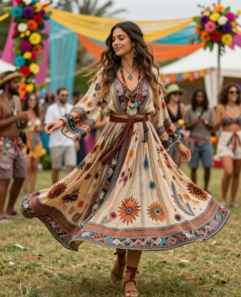 21 Stylish Outfits to Rock in Hawaii This May (You’ll Love #9!) 112 What to wear in Hawaii in May 21 Stylish Outfits to Rock in Hawaii This May (You’ll Love #9!) - 17. Bohemian Vibes 1