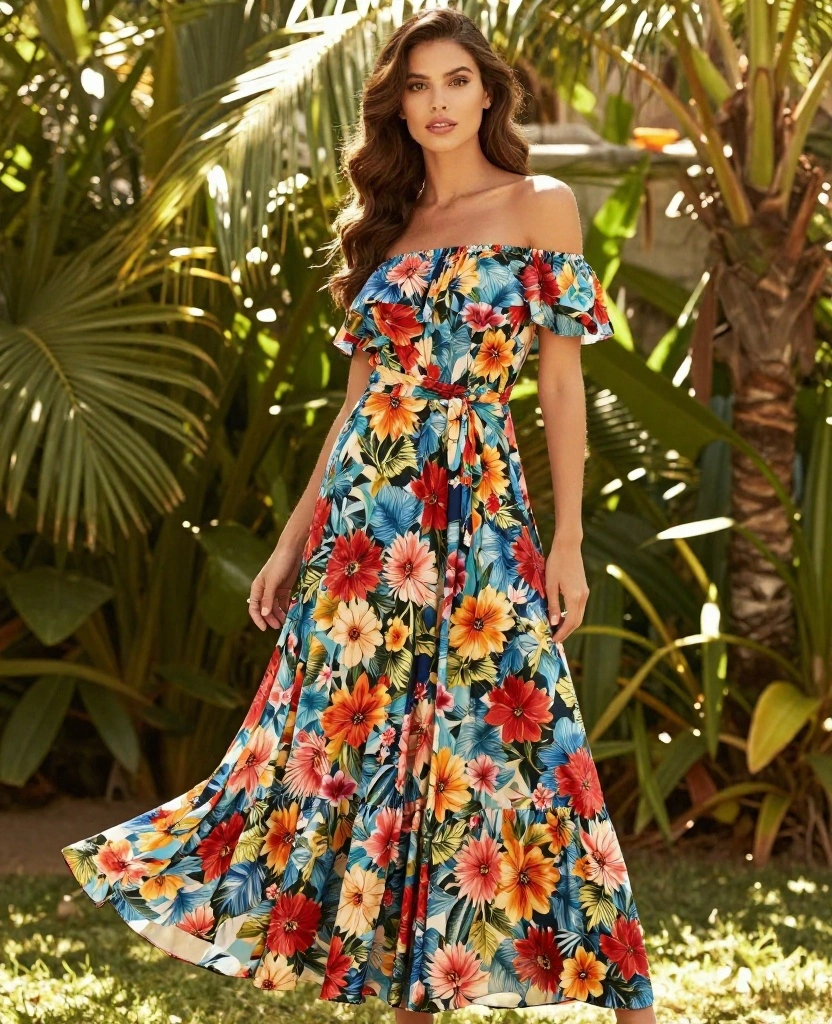 21 Stylish Outfits to Rock in Hawaii This May (You’ll Love #9!) 119 What to wear in Hawaii in May 21 Stylish Outfits to Rock in Hawaii This May (You’ll Love #9!) - 18. Off-the-Shoulder Styles 1