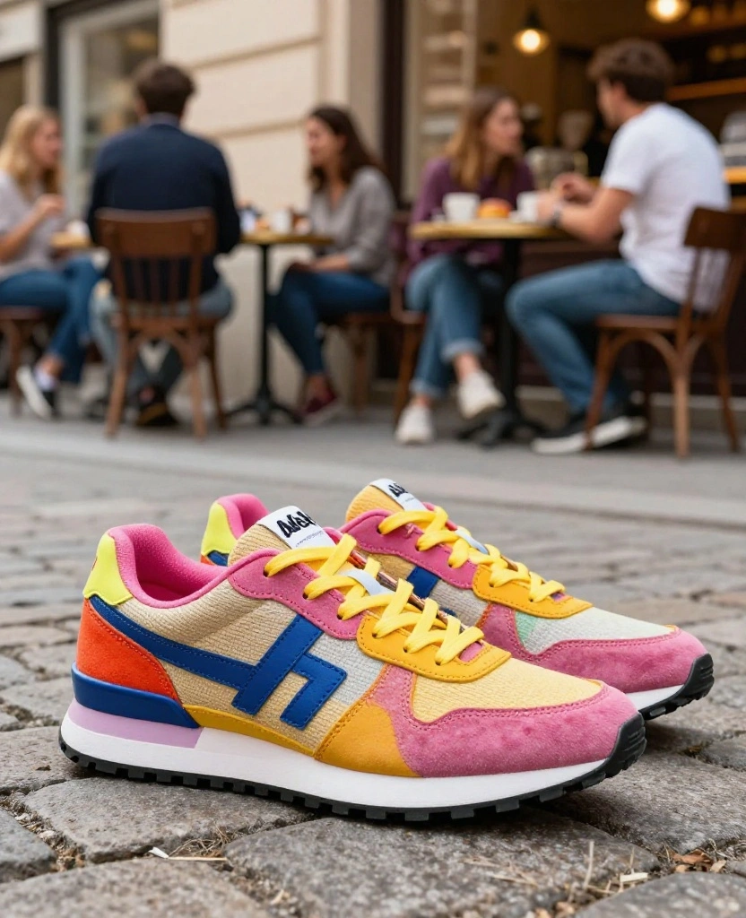 21 Trending Outfits for Austria in May That Will Make You Insta-Famous! 22 What to wear in Austria in May 21 Trending Outfits for Austria in May That Will Make You Insta-Famous! - 4. Colorful Sneakers 1