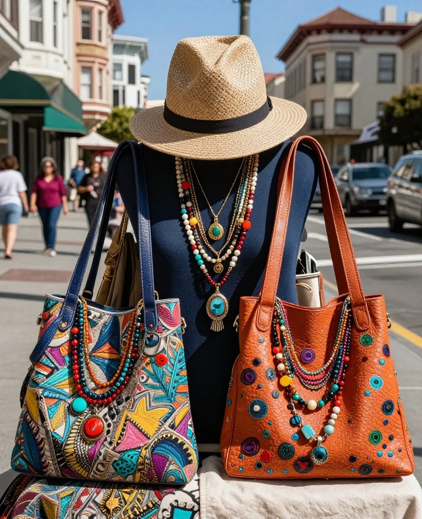 10 Must-Have Outfits for San Francisco in May That Will WOW the Locals! 64 What to wear in San Francisco in May 10 Must-Have Outfits for San Francisco in May That Will WOW the Locals! - 10. Colorful Accessories 1