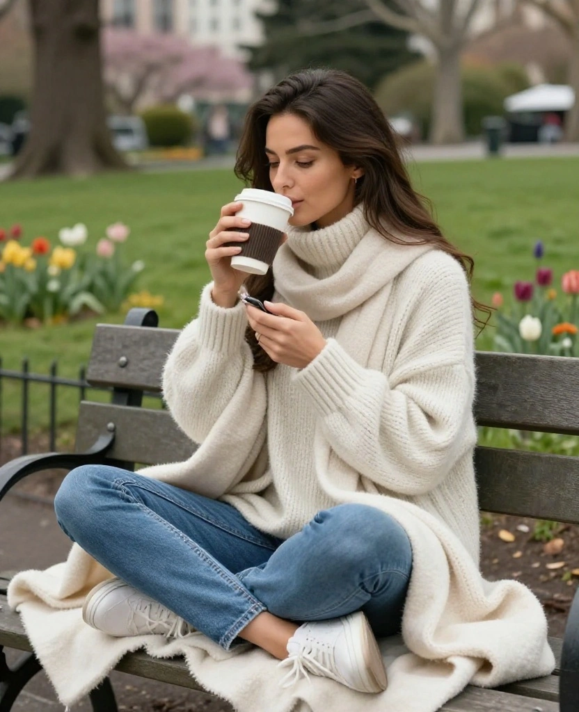 10 Must-Have Outfits for San Francisco in May That Will WOW the Locals! 57 What to wear in San Francisco in May 10 Must-Have Outfits for San Francisco in May That Will WOW the Locals! - 9. Cozy Knitwear 1