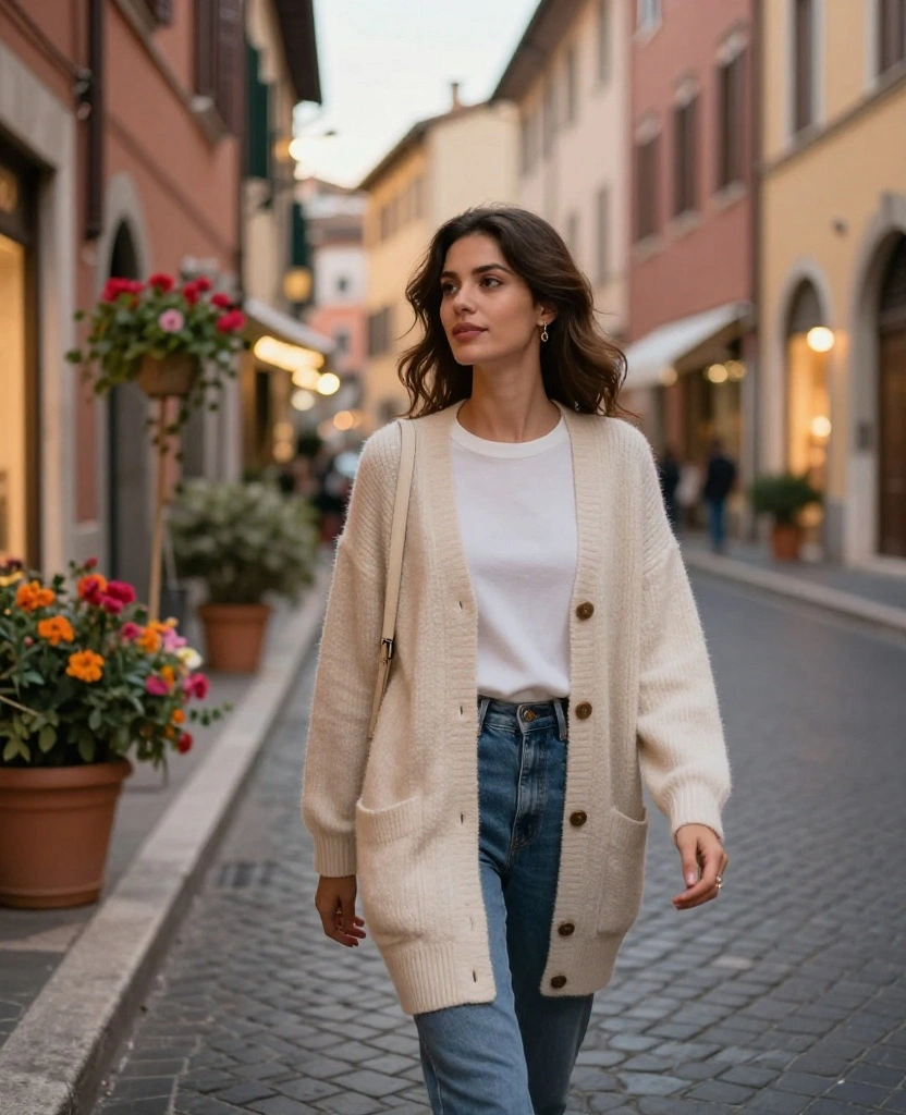 10 Must-Have Rome Outfits for May That'll Make You Look Like a Local! 10 What to wear in Rome in May 10 Must-Have Rome Outfits for May That'll Make You Look Like a Local! - 10. Layering Pieces 1