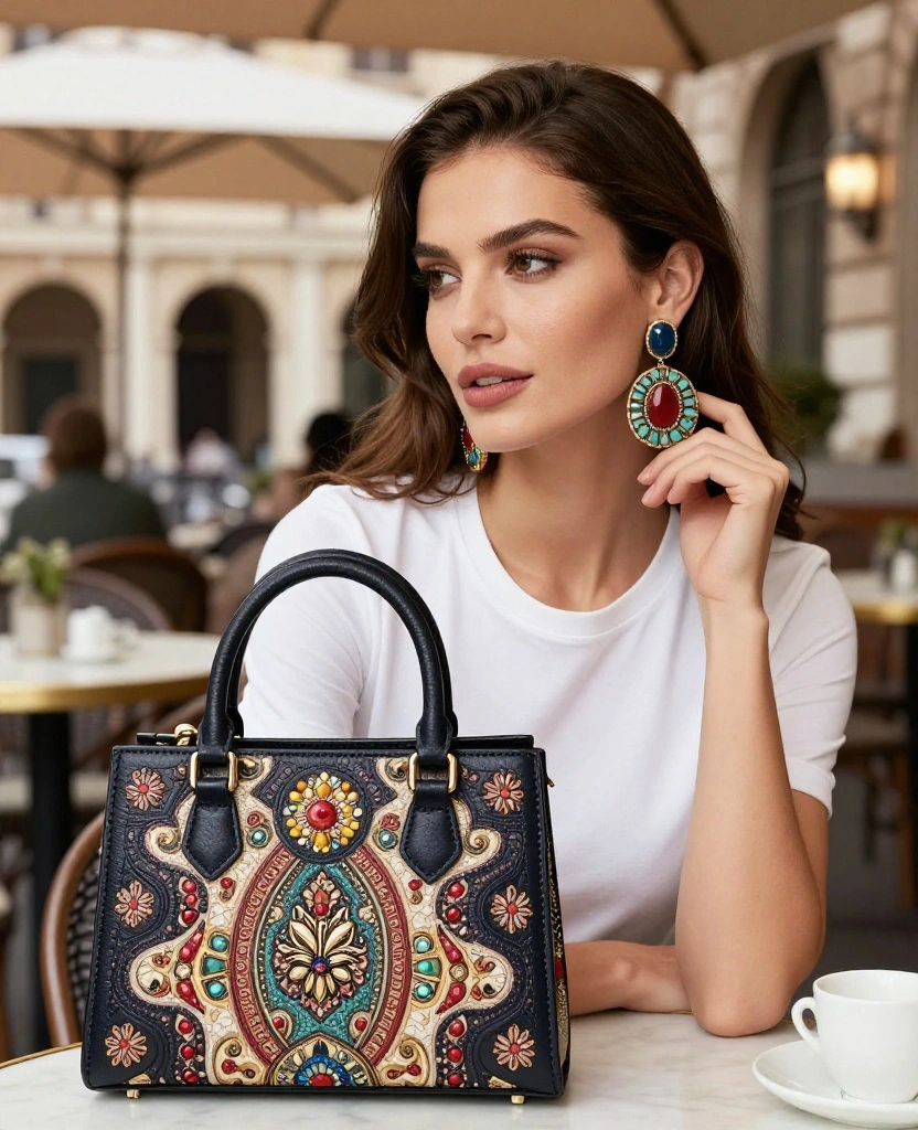 10 Must-Have Rome Outfits for May That'll Make You Look Like a Local! 9 What to wear in Rome in May 10 Must-Have Rome Outfits for May That'll Make You Look Like a Local! - 9. Statement Accessories 1