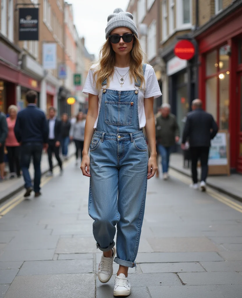 15 Perfect Outfits for Exploring London in June (Tip #3 Is a Game Changer!) 23 what to wear in London in June 15 Perfect Outfits for Exploring London in June (Tip #3 Is a Game Changer!) - 11. Trendy Overalls 1