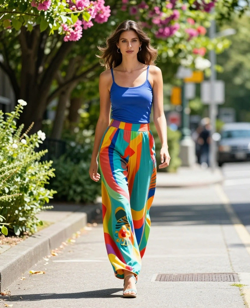 15 Travel-Ready Seattle Summer Outfits You’ll Wish You Wore Sooner! 76 What to wear in Seattle in June 15 Travel-Ready Seattle Summer Outfits You’ll Wish You Wore Sooner! - 12. Breezy Palazzo Pants 1