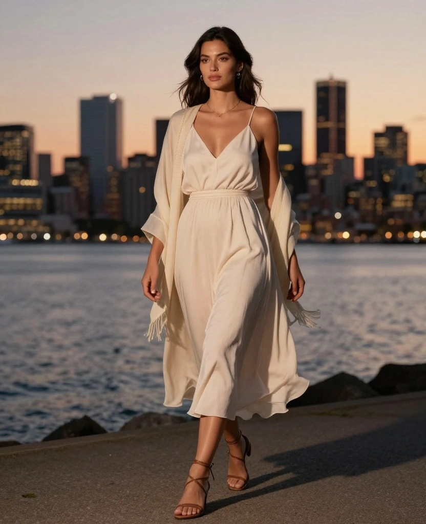 15 Travel-Ready Seattle Summer Outfits You’ll Wish You Wore Sooner! 90 What to wear in Seattle in June 15 Travel-Ready Seattle Summer Outfits You’ll Wish You Wore Sooner! - 14. Evening Elegance 1