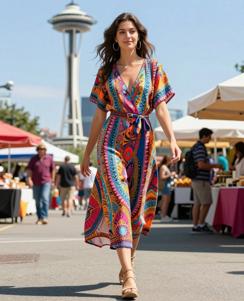 15 Travel-Ready Seattle Summer Outfits You’ll Wish You Wore Sooner! 15 What to wear in Seattle in June 15 Travel-Ready Seattle Summer Outfits You’ll Wish You Wore Sooner! - 3. Chic Romper 1