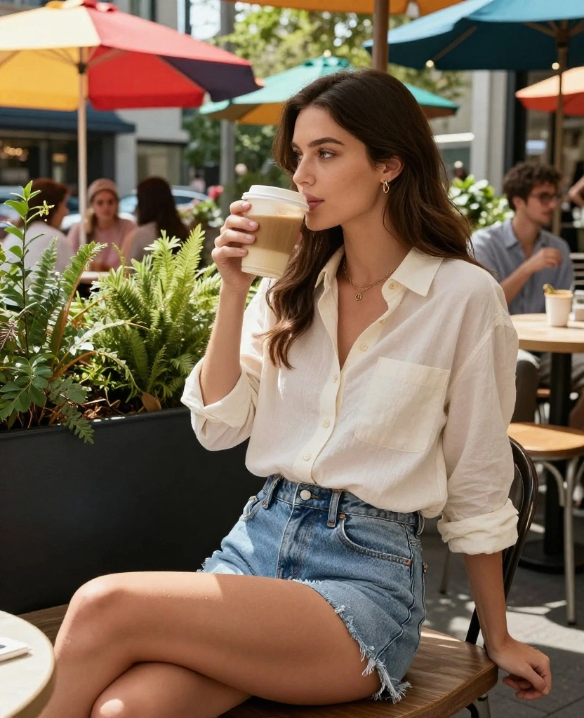 15 Travel-Ready Seattle Summer Outfits You’ll Wish You Wore Sooner! 41 What to wear in Seattle in June 15 Travel-Ready Seattle Summer Outfits You’ll Wish You Wore Sooner! - 7. Casual Button-up Shirt 1
