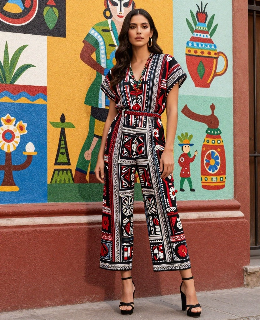 15 Trendy Mexico Travel Fashion Ideas for a Fabulous May! 78 What to Wear in Mexico in May 15 Trendy Mexico Travel Fashion Ideas for a Fabulous May! - 12. Striking Patterns 1