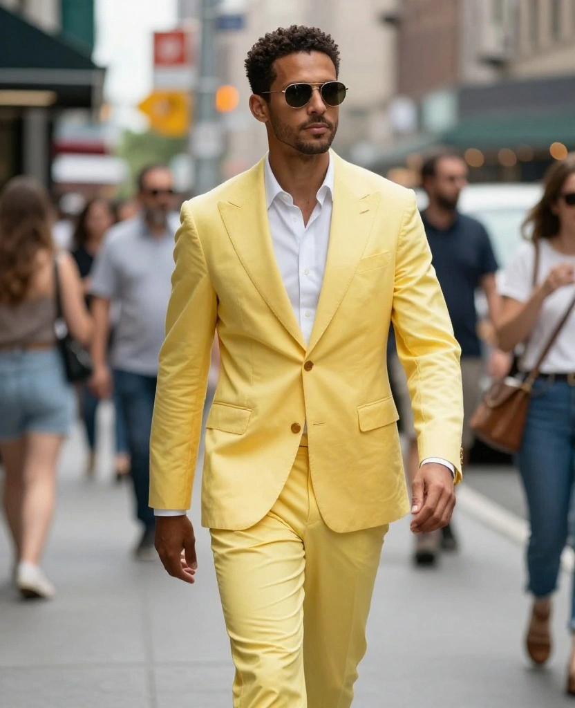 20 Street Style Looks for New York City in June (Get Inspired by #16!) 21 What to wear in New York City in June? 20 Street Style Looks for New York City in June (Get Inspired by #16!) - 20. Summer Suits 1