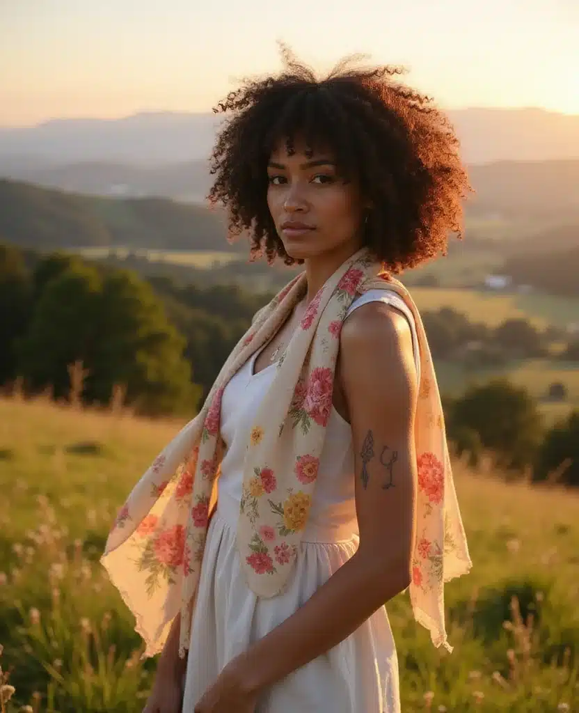 20 Stylish Travel Attires for Austria in June (You’ll Be Obsessed with #4!) 90 What to Wear in Austria in June 20 Stylish Travel Attires for Austria in June (You’ll Be Obsessed with #4!) - 14. Layering with Light Scarves 1