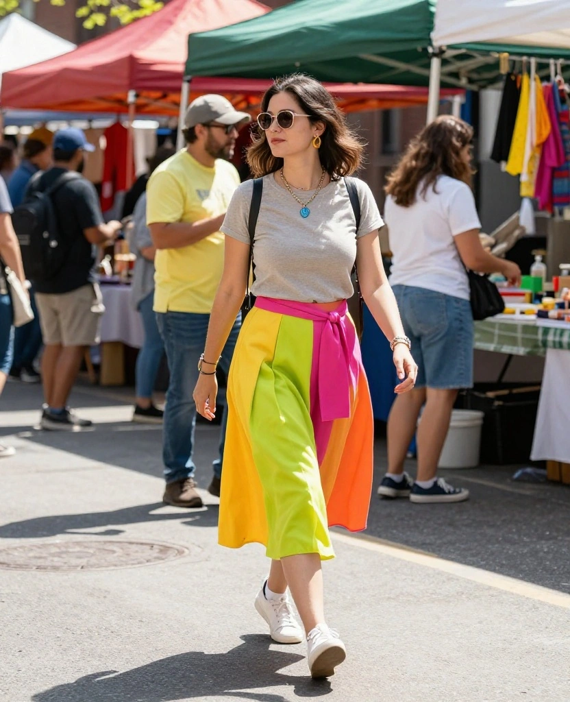 25 Travel-Ready Outfits for Boston in May (Pack Light, Look Fabulous!) 113 what to wear in Boston in May 25 Travel-Ready Outfits for Boston in May (Pack Light, Look Fabulous!) - 17. Vibrant Colors for Spring 1