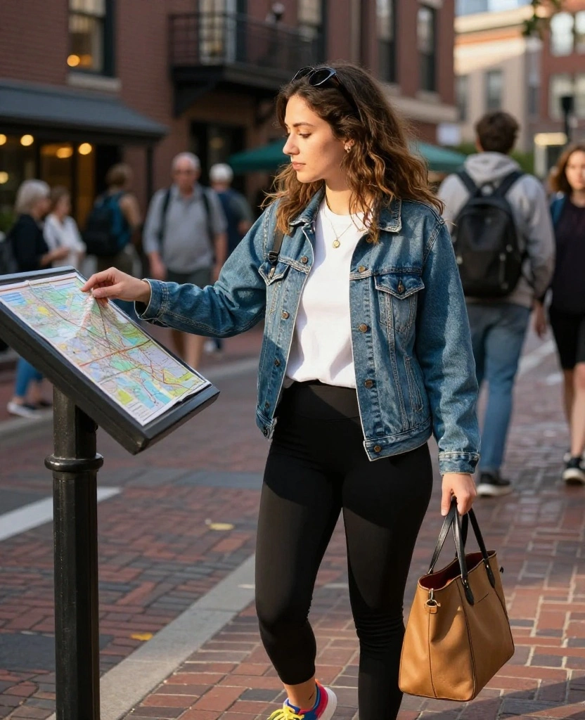 25 Travel-Ready Outfits for Boston in May (Pack Light, Look Fabulous!) 15 what to wear in Boston in May 25 Travel-Ready Outfits for Boston in May (Pack Light, Look Fabulous!) - 3. Casual Cool with a Denim Jacket 1