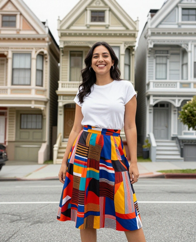 10 Must-Have San Francisco Outfits for June That'll Make You the Envy of Every Tourist! 38 What to wear in San Francisco in June 10 Must-Have San Francisco Outfits for June That'll Make You the Envy of Every Tourist! - 6. Bold Colors and Prints 1