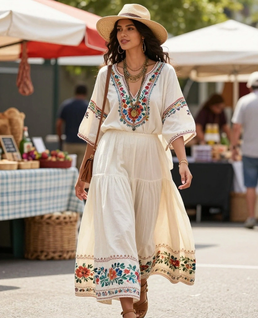 15 Chic and Casual Looks for Portland in June (Don’t Miss #12!) 74 what to wear in Portland in June 15 Chic and Casual Looks for Portland in June (Don’t Miss #12!) - 10. Chic Bohemian Styles 1