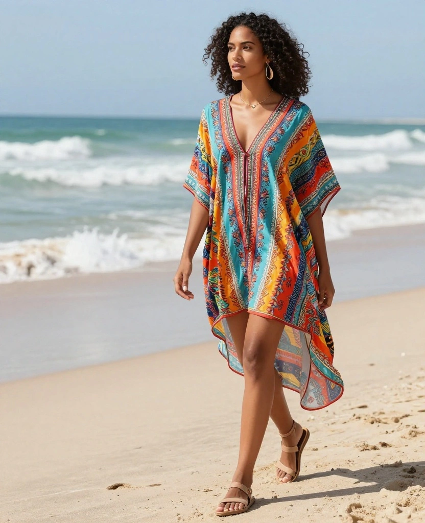 15 Effortless Vacation Attire for Your June Trip to Mexico (You’ll Want #3!) 59 What to wear in Mexico in June 15 Effortless Vacation Attire for Your June Trip to Mexico (You’ll Want #3!) - 9. Flowy Kaftans 1
