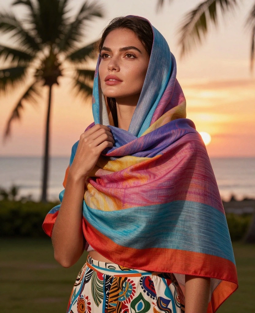 15 Stylish Outfits You Must Pack for Thailand in June (You Won't Believe #7!) 89 what to wear in Thailand in June 15 Stylish Outfits You Must Pack for Thailand in June (You Won't Believe #7!) - 13. Lightweight Travel Scarf: A Versatile Piece 1