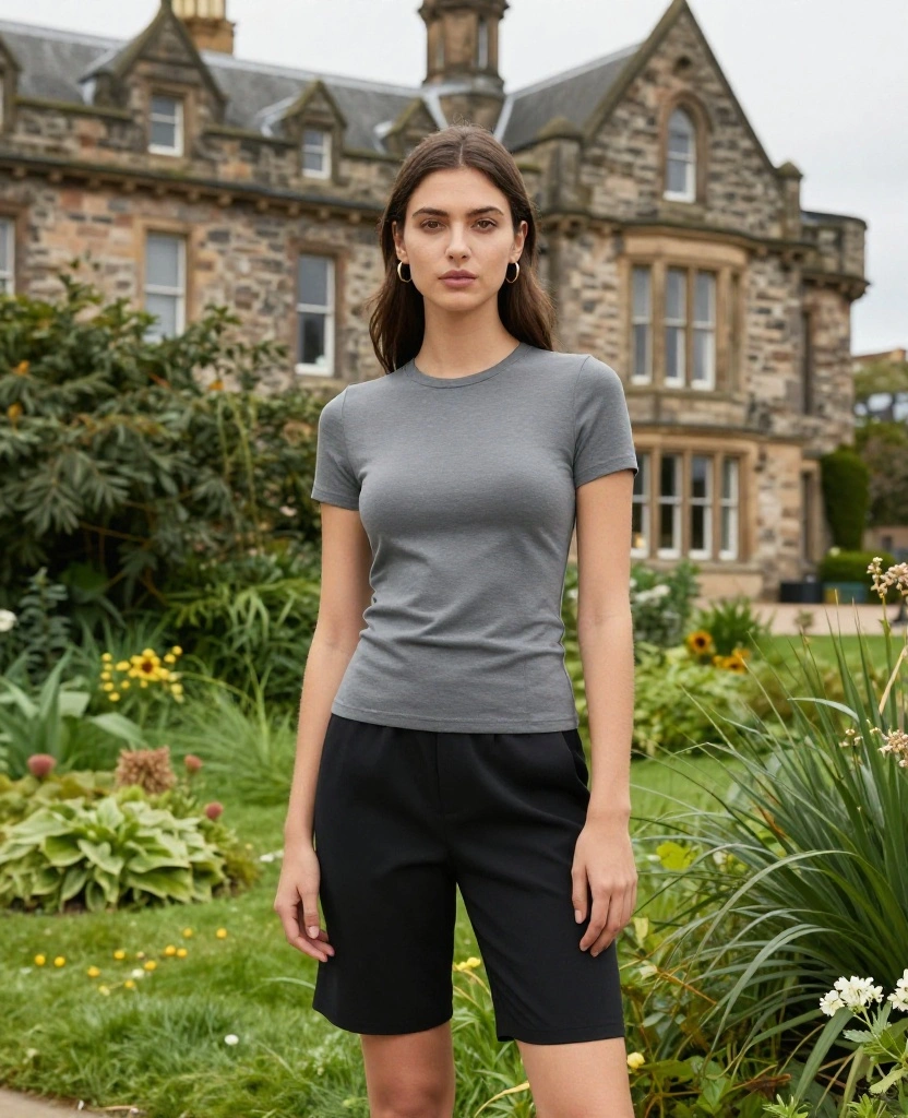 18 Casual Outfit Ideas for Scotland in June That Are Stylish Enough for Any Occasion! 64 What to wear in Scotland in June 18 Casual Outfit Ideas for Scotland in June That Are Stylish Enough for Any Occasion! - 10. Chic Culottes with a Fitted Top 1