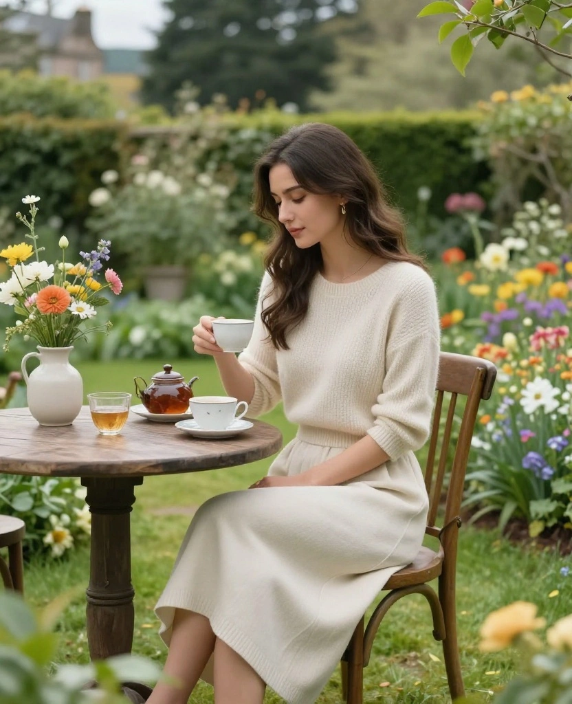18 Casual Outfit Ideas for Scotland in June That Are Stylish Enough for Any Occasion! 36 What to wear in Scotland in June 18 Casual Outfit Ideas for Scotland in June That Are Stylish Enough for Any Occasion! - 6. Versatile Skirt and Knit Top Combo 1