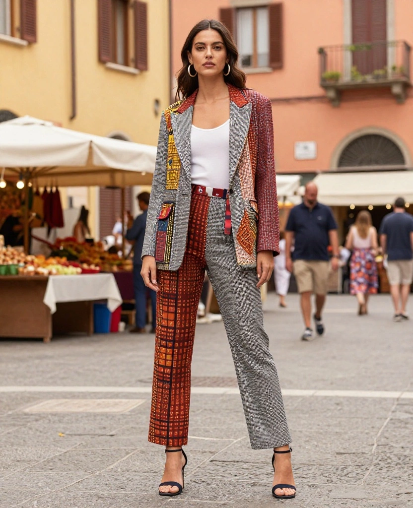 19 Instagram-Worthy Outfit Ideas for Your Italy Trip This June (Photo #8 Will Blow Your Mind!) 130 What to wear in Italy in June 19 Instagram-Worthy Outfit Ideas for Your Italy Trip This June (Photo #8 Will Blow Your Mind!) - 19. Mix and Match: Create Your Unique Look 1