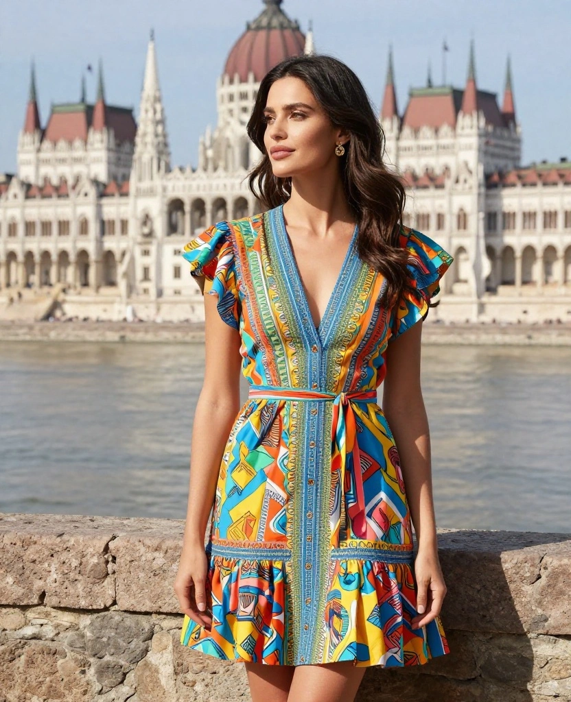 19 June Travel Outfits for Budapest That Will Enhance Your Style Game! 115 What to wear in Budapest in June 19 June Travel Outfits for Budapest That Will Enhance Your Style Game! - 17. Colorful Dresses for Day and Night 1