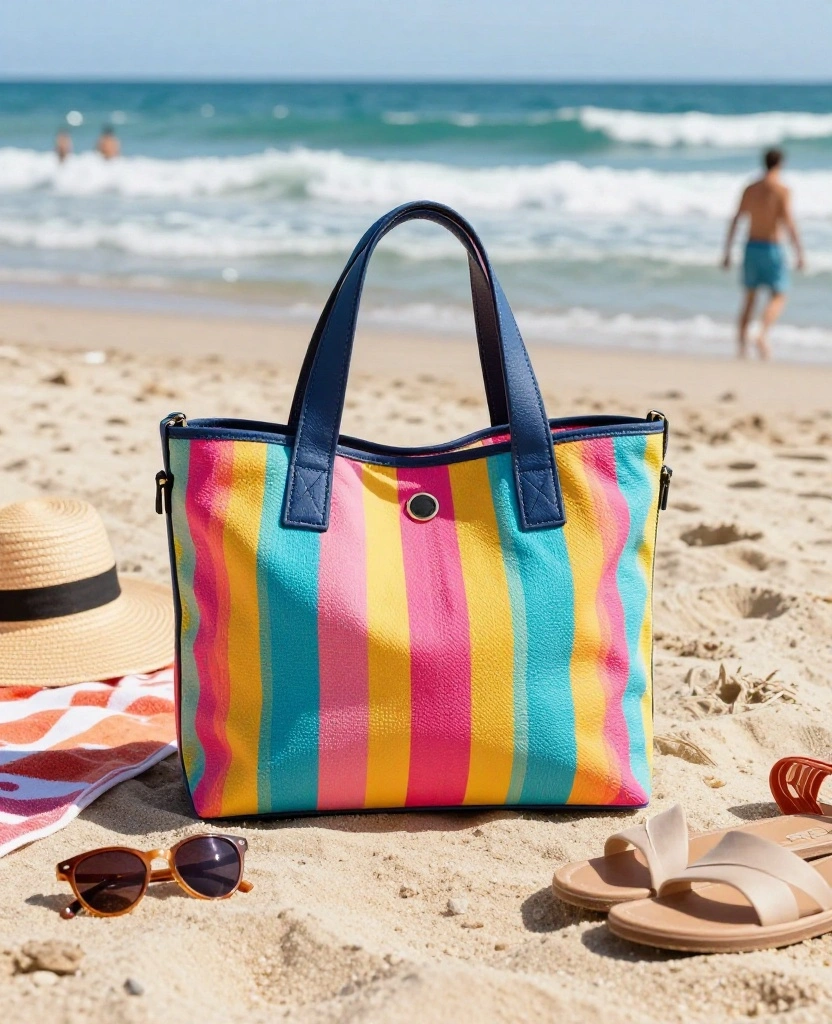 20 California June Outfits That'll Make You the Star of Every Beach Party! 138 What to wear in California in June 20 California June Outfits That'll Make You the Star of Every Beach Party! - 20. Trendy Beach Bags: Function Meets Fashion 1