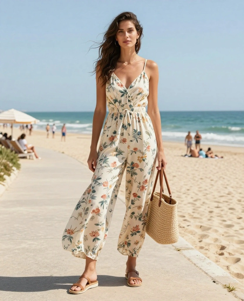 20 California June Outfits That'll Make You the Star of Every Beach Party! 36 What to wear in California in June 20 California June Outfits That'll Make You the Star of Every Beach Party! - 6. Lightweight Jumpsuits for a Trendy Twist 1