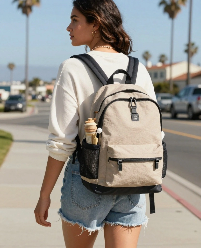 20 Travel-Friendly Outfits for a Perfect June in San Diego (Pack Like a Pro!) 131 what to wear in San Diego in June 20 Travel-Friendly Outfits for a Perfect June in San Diego (Pack Like a Pro!) - 19. Practical and Stylish Backpack 1