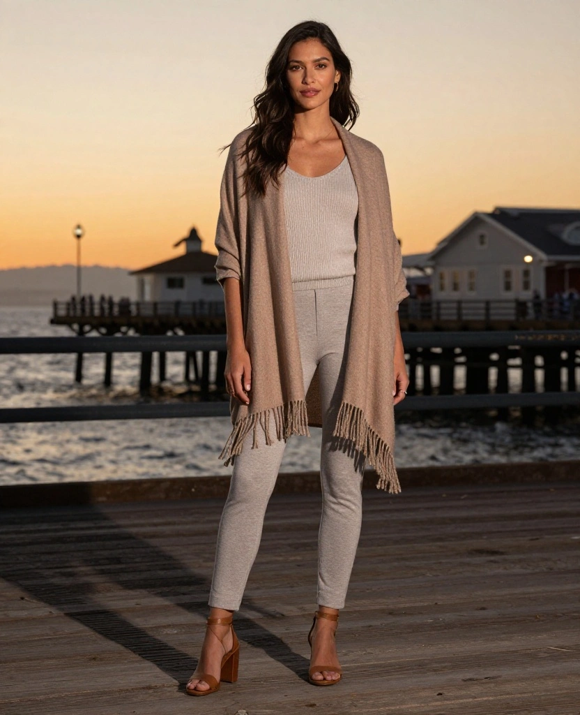 20 Travel-Friendly Outfits for a Perfect June in San Diego (Pack Like a Pro!) 29 what to wear in San Diego in June 20 Travel-Friendly Outfits for a Perfect June in San Diego (Pack Like a Pro!) - 5. Light Layers for Evening Outings 1