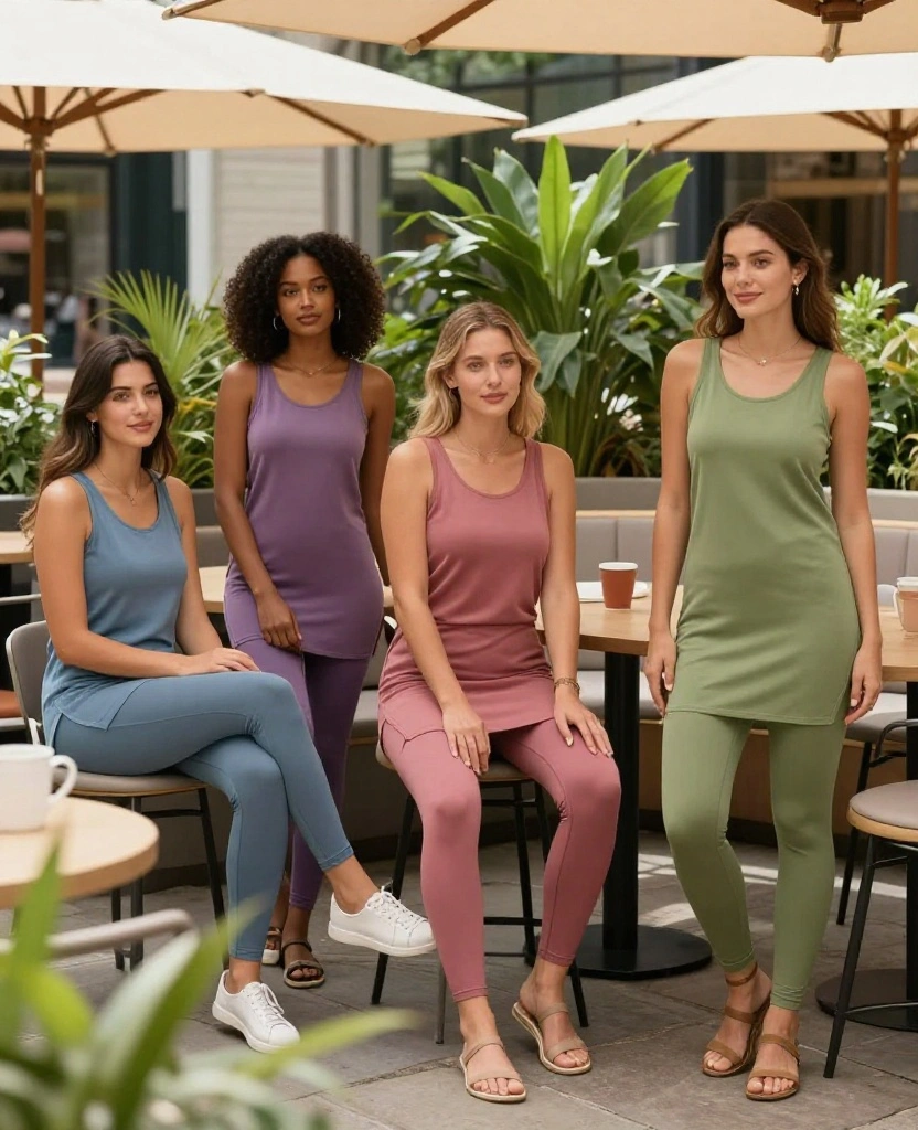 21 Must-Have Outfits for a Fun June in Chicago (You’ll Love #12!) 79 What to wear in Chicago in June 21 Must-Have Outfits for a Fun June in Chicago (You’ll Love #12!) - 11. Easygoing Tunics and Leggings for Relaxed Outings 1