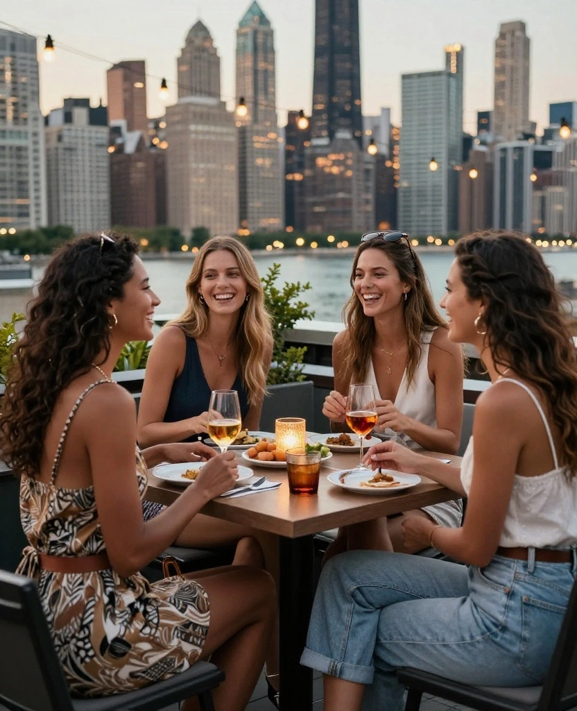 21 Must-Have Outfits for a Fun June in Chicago (You’ll Love #12!) 86 What to wear in Chicago in June 21 Must-Have Outfits for a Fun June in Chicago (You’ll Love #12!) - 12. Effortless Causal Chic for Rooftop Gatherings 1