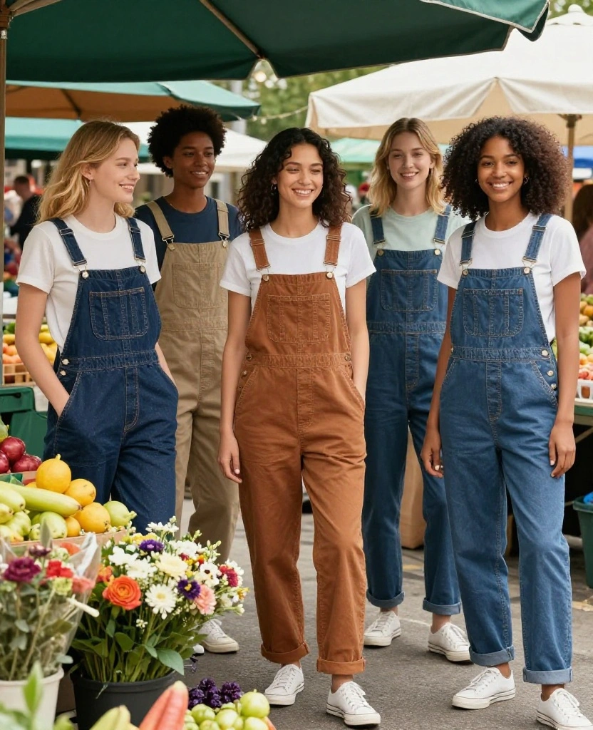 21 Must-Have Outfits for a Fun June in Chicago (You’ll Love #12!) 111 What to wear in Chicago in June 21 Must-Have Outfits for a Fun June in Chicago (You’ll Love #12!) - 15. Relaxed Fit Overalls for Casual Outings 1