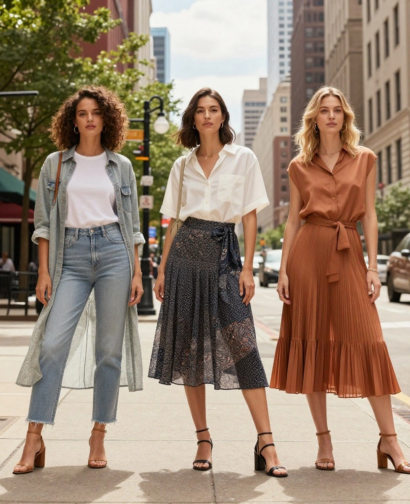21 Must-Have Outfits for a Fun June in Chicago (You’ll Love #12!) 33 What to wear in Chicago in June 21 Must-Have Outfits for a Fun June in Chicago (You’ll Love #12!) - 5. Layered Outfits for Transitional Weather 1