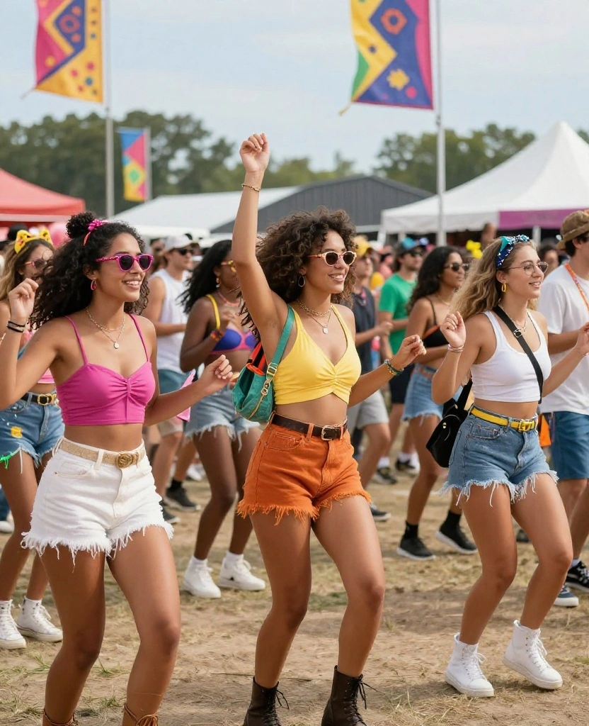 21 Must-Have Outfits for a Fun June in Chicago (You’ll Love #12!) 47 What to wear in Chicago in June 21 Must-Have Outfits for a Fun June in Chicago (You’ll Love #12!) - 7. Festival-Ready Outfits for Music Lovers 1