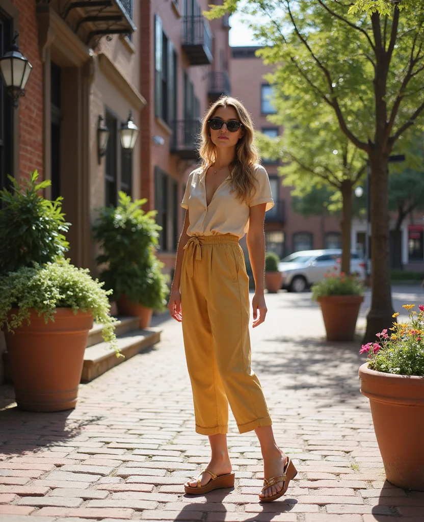 10 Must-Have Outfits for Boston in August That Will Keep You Cool and Stylish! 52 What to Wear in Boston in August 10 Must-Have Outfits for Boston in August That Will Keep You Cool and Stylish! - 8. Stylish Sandals 1
