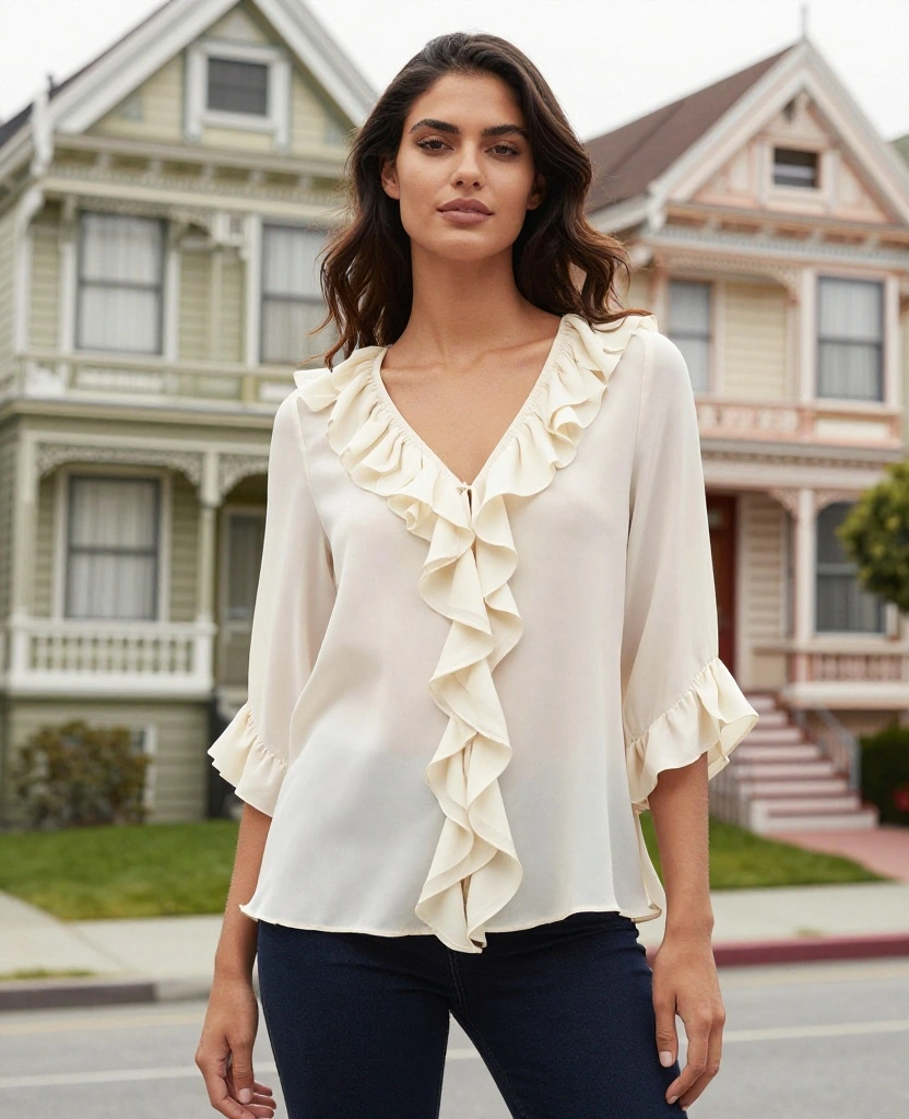 10 Stylish San Francisco Outfits for August That Will Keep You Cool and Chic! 50 What to Wear in San Francisco in August 10 Stylish San Francisco Outfits for August That Will Keep You Cool and Chic! - 8. Flowy Blouses 1