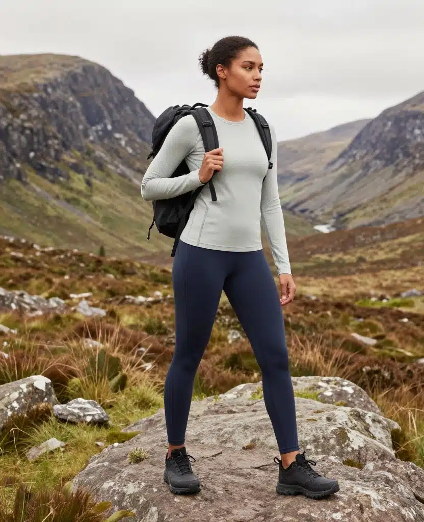 10 Stylish Scotland Outfits for August That Will Turn Heads! 51 What to Wear in Scotland in August 10 Stylish Scotland Outfits for August That Will Turn Heads! - 9. Stylish Athletic Wear for Outdoor Adventures 1