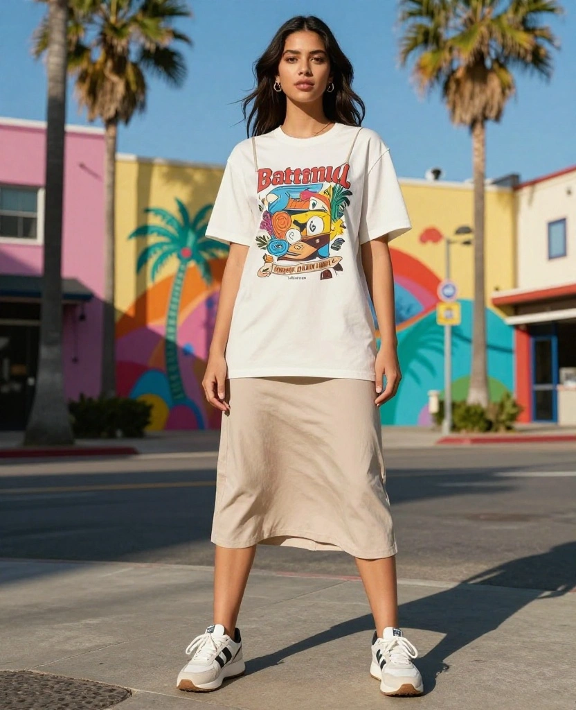 12 Chic California Street Style Looks for August (Fashionistas, Pay Attention!) 71 What to Wear in California in August 12 Chic California Street Style Looks for August (Fashionistas, Pay Attention!) - 11. Casual Slip Dresses 1