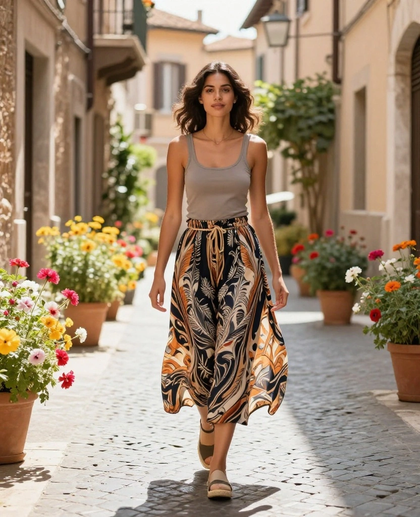 12 Perfect Clothing Choices for Rome in August (You Won't Believe #4!) 27 What to Wear in Rome in August 12 Perfect Clothing Choices for Rome in August (You Won't Believe #4!) - 5. Flowy Shorts: Comfort Meets Chic 1