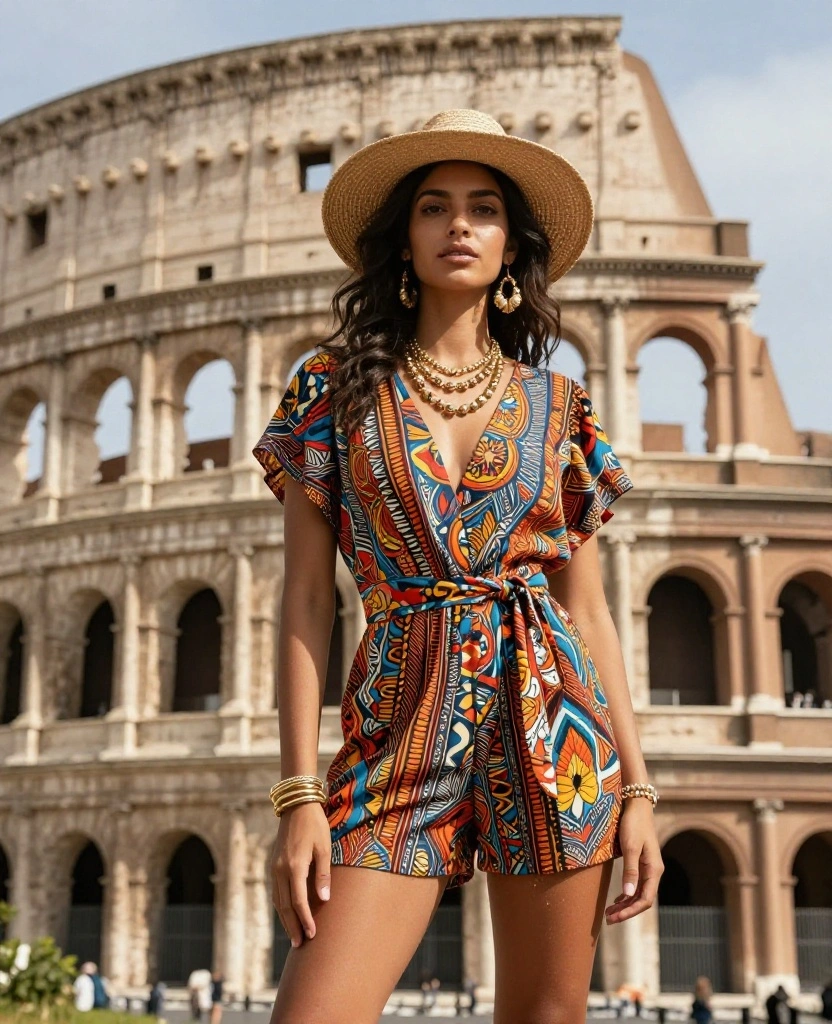 12 Perfect Clothing Choices for Rome in August (You Won't Believe #4!) 50 What to Wear in Rome in August 12 Perfect Clothing Choices for Rome in August (You Won't Believe #4!) - 8. Stylish Rompers: All-in-One Convenience 1