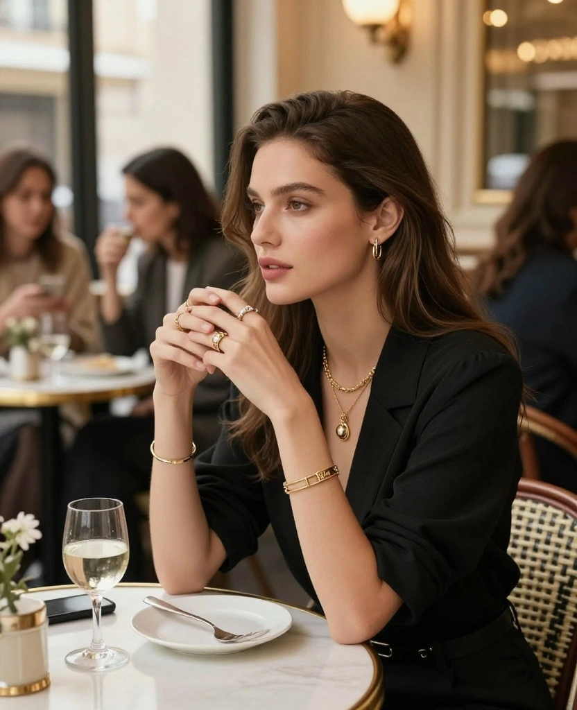 15 Essential Items to Pack for Paris in September (Trust Us, #5 is a Game-Changer!) 48 What to Wear in Paris in September 15 Essential Items to Pack for Paris in September (Trust Us, #5 is a Game-Changer!) - 8. A Statement Piece of Jewelry 1