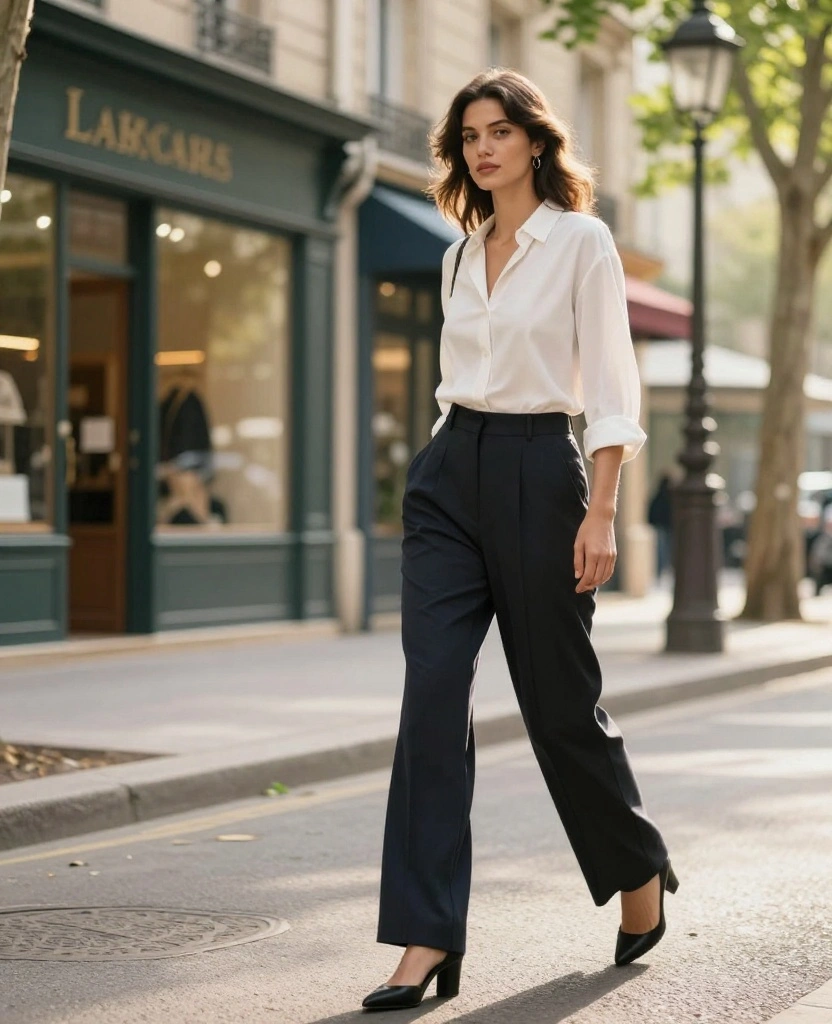 15 Essential Items to Pack for Paris in September (Trust Us, #5 is a Game-Changer!) 55 What to Wear in Paris in September 15 Essential Items to Pack for Paris in September (Trust Us, #5 is a Game-Changer!) - 9. A Pair of Stylish Trousers 1