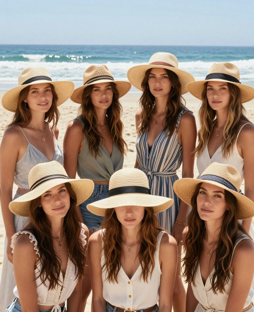 15 Must-Have Outfits for San Diego in August That'll Make You the Star of the Beach! 74 What to Wear in San Diego in August 15 Must-Have Outfits for San Diego in August That'll Make You the Star of the Beach! - 12. Fun Beach Hat 1