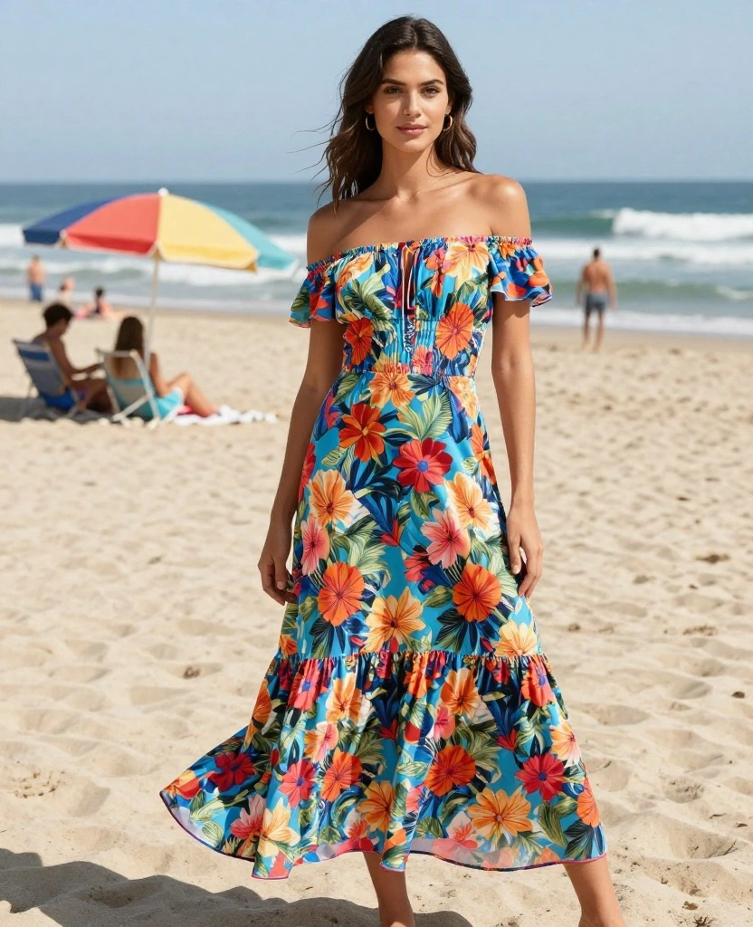 15 Must-Have Outfits for San Diego in August That'll Make You the Star of the Beach! 41 What to Wear in San Diego in August 15 Must-Have Outfits for San Diego in August That'll Make You the Star of the Beach! - 7. Trendy Swim Cover-Up Dress 1