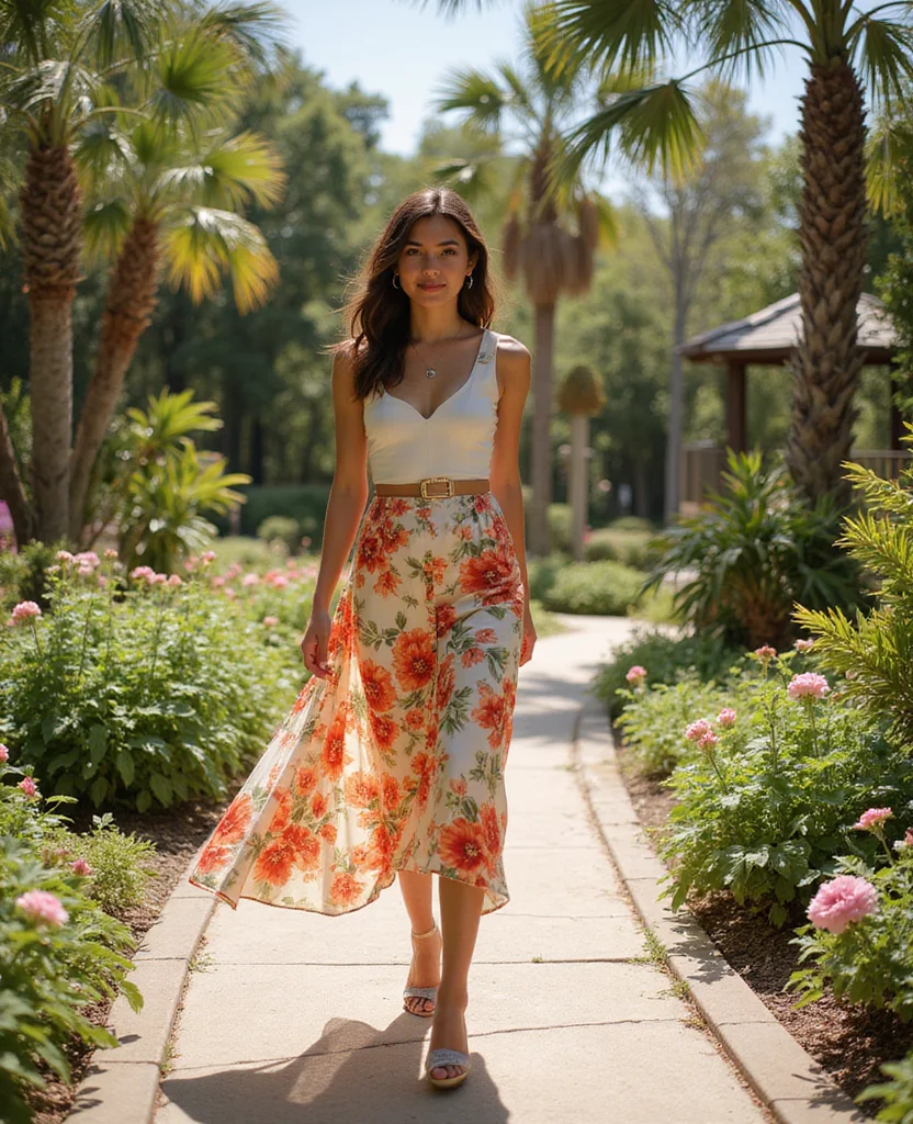 15 Must-Have Summer Outfits for Orlando in August (Check Out #8!) 89 What to Wear in Orlando in August 15 Must-Have Summer Outfits for Orlando in August (Check Out #8!) - 13. Vibrant Skirts 1